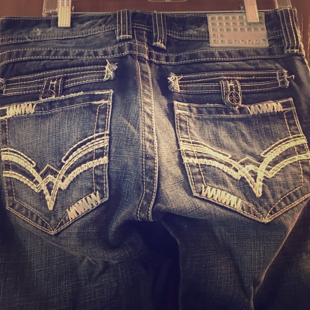 Affliction Jeans with destruction